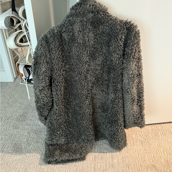 JOIE Teddy bear coat. Grey size L. Adorable!! Worn twice - Picture 1 of 5